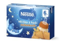 Nestlé Mlíčko s kaší Sušenkové - 6 x (2x200ml)